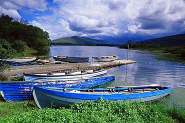 Cloonee Lake, County Kerry, Munster, Republic of Ireland, Europe