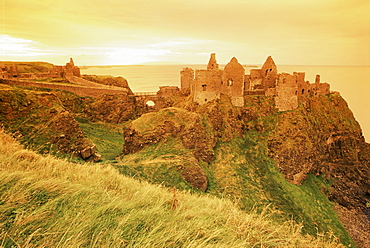 Dunluce Castle, County Antrim, Ulster, Northern Ireland, United Kingdom, Europe