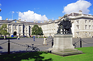 Library Square, Trinity College, City of Dublin, Republic of Ireland, Europe