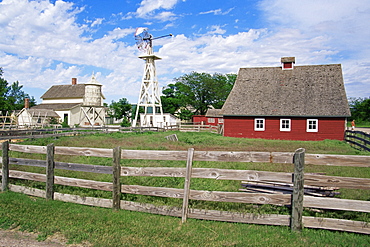 Farm, Stuhr Museum of the Prairie Pioneer, Grand Island, Nebraska, United States of America, North America