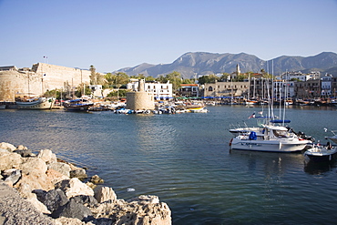 Fort and Harbour, Kyrenia, North Cyprus, Mediterranean, Europe