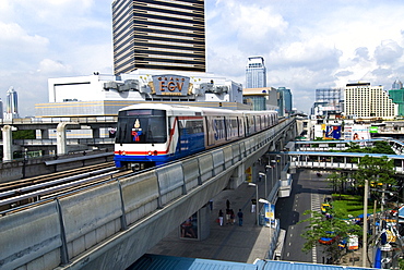 BTS Skytrain, Bangkok, Thailand, Southeast Asia, Asia