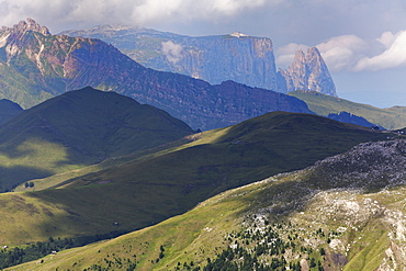 Dramatic mountains in the Dolomites, Italy, Europe 