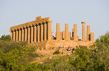 Temple of Hera, Valley of the Temples (Valle dei Templi), Agrigento, UNESCO World Heritage Site, Sicily, Italy, Europe