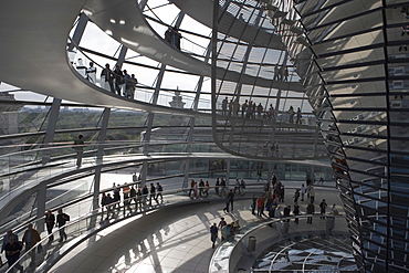 Dome, Reichstag, (Bundestag), Berlin, Germany, Europe