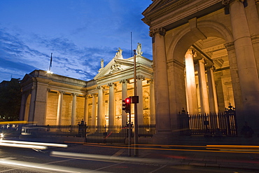 Bank of Ireland, evening, Dublin, Republic of Ireland, Europe