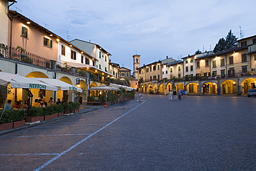 Market Square of Greve in Chianti, Tuscany, Italy, Europe