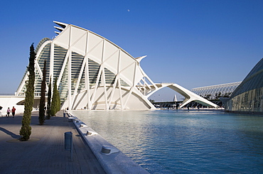 Museu de les Ciencies Principe Felipe,  Science museum, Ciutat de les Arts i de les Ciencies, City of Arts and Sciences, Valencia, Mediterranean, Costa del Azahar, Spain, Europe