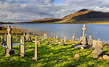 Churchyard, Achill Island, off the coast of County Mayo, Republic of Ireland, Europe