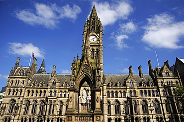 Town Hall, Albert Square, Manchester, England, United Kingdom, Europe