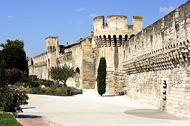 City walls and Ramparts, Avignon, Provence, France, Europe