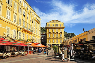 Henri Matisse's House, Place Charles Felix, Cours Saleya market and restaurant area, old town, Nice, Alpes Maritimes, Provence, Cote d'Azur, French Riviera, France, Europe