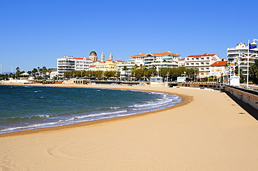 Plage Beaurivage (beach), St. Raphael, Provence, Cote d'Azur, France, Mediterranean, Europe