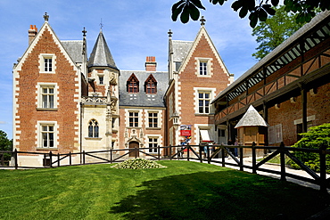 Leonardo da Vinci's House and Museum, Clos Luce, Parc Leonardo da Vinci, Amboise, Indre-et-Loire, Loire Valley, Centre, France, Europe