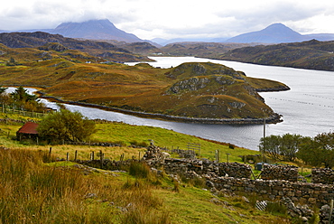 Rugged landscape, North West Highlands, Scotland, United Kingdom, Europe 