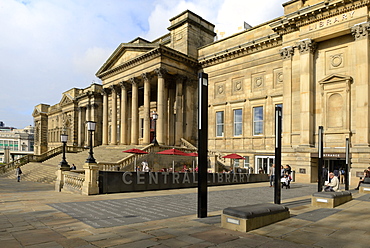 World Museum and Central Library, Liverpool, Merseyside, England, United Kingdom, Europe