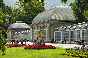 Grade II listed Botanical Gardens, designed in the 1830s by Robert Marnock, and opened in 1936 with a range of glass Pavilions, Gatehouse entrance, Bear Pit, South Lodge and a Victorian Curator’s House, Clarkehouse Road / Ecclesall Road,