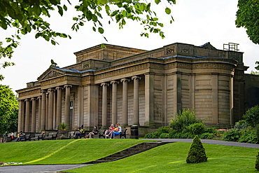 Weston Park Museum and Mappin Art Gallery, first opened to the public on 6 September 1875, displaying collections of natural history, metalwork, archaeology and oil paintings, Western Bank / Mushroom Lane, Sheffield,