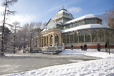 Palacio de Cristal, Retiro Park, Madrid, Spain, Europe