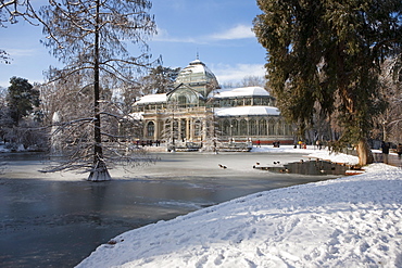 Palacio de Cristal, Retiro Park, Madrid, Spain, Europe