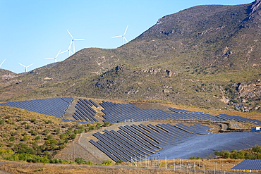 Solar plant, Lucainena de las Torres, Almeria, Andalucia, Spain, Europe