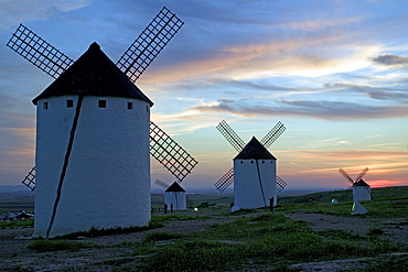 Windmills, Campo de Criptana, La Mancha, Spain, Europe