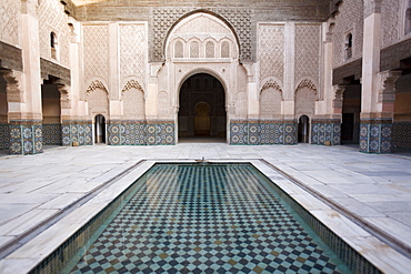 Medersa Ben Youssef, Marrakech, Morocco, North Africa, Africa