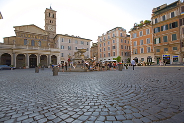 Santa Maria in Trastevere Square,Trastevere, Rome, Lazio, Italy, Europe