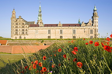 Kronborg castle, UNESCO World Heritage Site, Elsinore (Helsingor), North Zealand, Denmark, Scandinavia, Europe