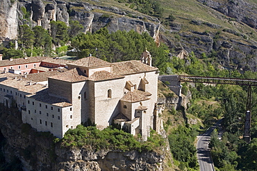 Convento de San Pablo now a Parador de Turismo, Cuenca, Castilla-La Mancha, Spain, Europe