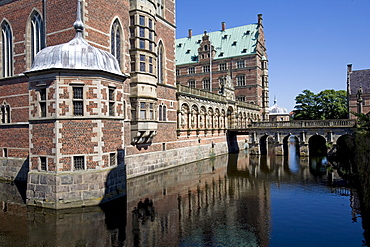 Frederiksborg castle, Hillerod, North Zealand, Denmark, Scandinavia, Europe