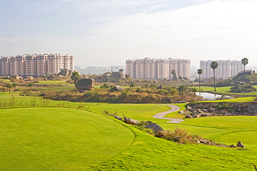 Golf club, Hi-Tech City, Hyderabad, Andhra Pradesh state, India, Asia