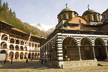 Rila Monastery, UNESCO World Heritage Site, Rila, Bulgaria, Europe