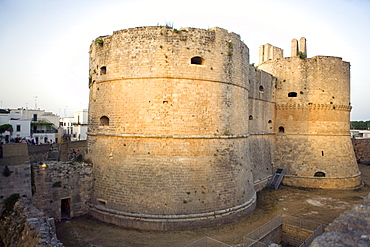 The castle, Otranto, Lecce province, Puglia, Italy, Europe