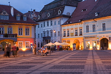 Mare Square, Sibiu, Transylvania, Romania, Europe