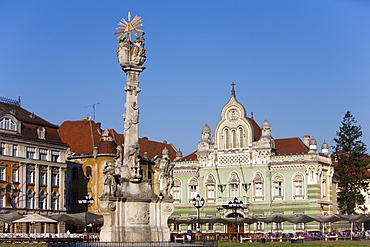 Unirii square, Timisoara, Romania, Europe