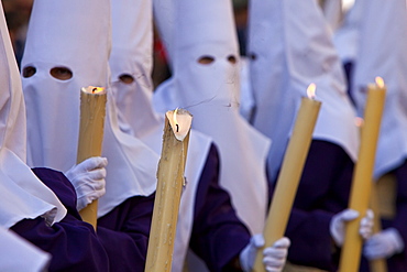 Semana Santa (Holy Week) celebrations, Malaga, Andalucia, Spain, Europe