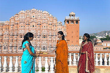 Hawa Mahal (Palace of the Winds), built in 1799, Jaipur, Rajasthan, India, Asia