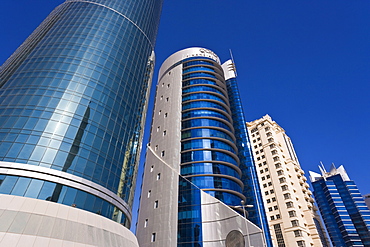 West Bay, Qatar's financial and central business district, Doha, Qatar, Middle East