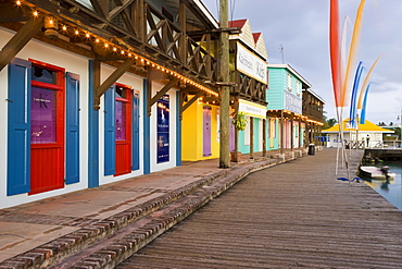 Heritage Quay shopping district in St. John's, Antigua, Leeward Islands, West Indies, Caribbean, Central America