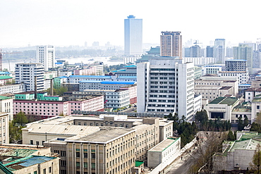 City skyline, Pyongyang, Democratic People's Republic of Korea (DPRK), North Korea, Asia