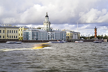 Building of the first Russian museum Kunstkamera (Kustkammer) in St. Petersburg, Russia, Europe