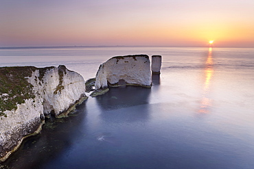 Old Harry Rocks, The Foreland or Handfast Point, Studland, Isle of Purbeck, Dorset, England, United Kingdom, Europe