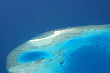 Aerial view Male Atoll, Maldives, Indian Ocean, Asia