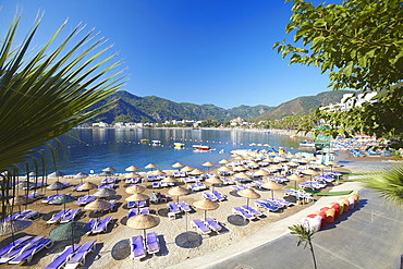 Icmeler beach, Marmaris, Anatolia, Turkey, Asia Minor, Eurasia