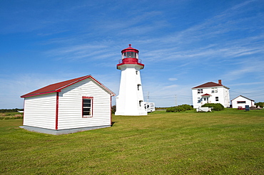 Cap D'Espoir Lighthouse, Quebec, Canada, North America