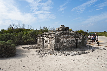 Old Maya ruins, Punta Sur Park, Isla de Cozumel (Cozumel Island), Cozumel, off the Yucatan, Quintana Roo, Mexico, North America