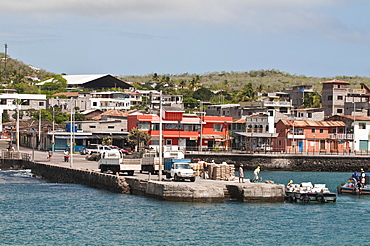 Puerto Baquerizo Moreno, capital of the Galapagos, Isla San Cristobal (San Cristobal Island), Galapagos Islands, UNESCO World Heritage Site, Ecuador, South America