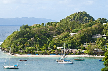 Young Island Resort, St. Vincent and The Grenadines, Windward Islands, West Indies, Caribbean, Central America