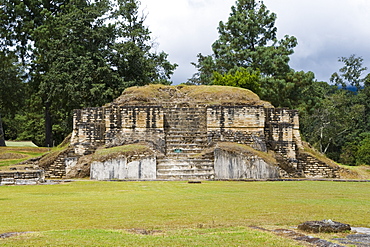 The ruins of Iximche near Tecpan, Guatemala, Central America